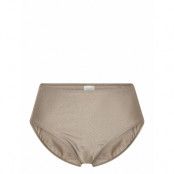 Shimmer High Brief Swimwear Bikinis Bikini Bottoms High Waist Bikinis Beige Filippa K