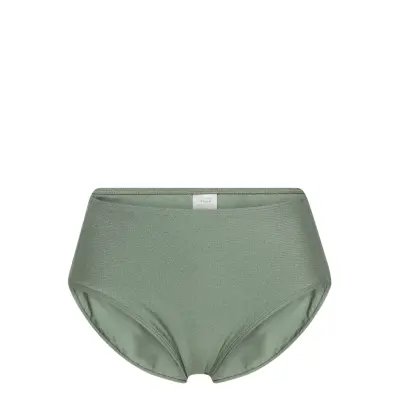 Shimmer High Brief Swimwear Bikinis Bikini Bottoms High Waist Bikinis Grön Filippa K