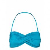 Twist Bandeau Bikinitop Blå Seafolly