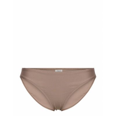 Shiny Bikini Brief Swimwear Bikinis Bikini Bottoms Bikini Briefs Beige Filippa K