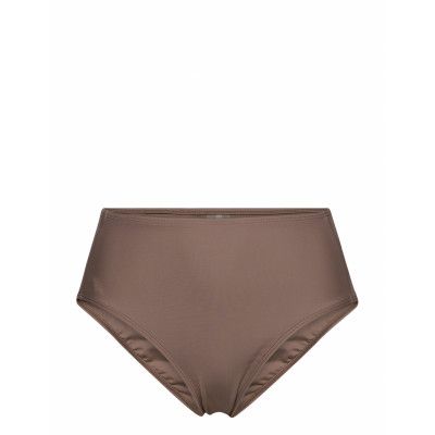 Shiny High Brief Swimwear Bikinis Bikini Bottoms High Waist Bikinis Rosa Filippa K