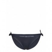 Side Tie Cheeky Bikini Swimwear Bikinis Bikini Bottoms Side-tie Bikinis Blue Tommy Hilfiger