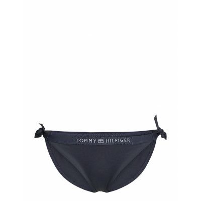 Side Tie Cheeky Bikini Swimwear Bikinis Bikini Bottoms Side-tie Bikinis Blue Tommy Hilfiger