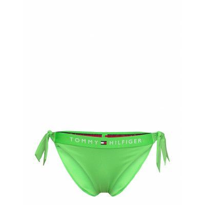 Side Tie Cheeky Bikini *Villkorat Erbjudande Swimwear Bikinis Bikini Bottoms Side-tie Bikinis Grön Tommy Hilfiger