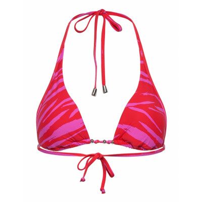 Skin Deep Longline Slide Tri Swimwear Bikinis Bikini Tops Triangle Bikinitops Rosa Seafolly