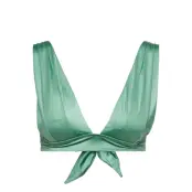 Socal Triangle Swimwear Bikinis Bikini Tops Triangle Bikinitops Grön Hunkemöller