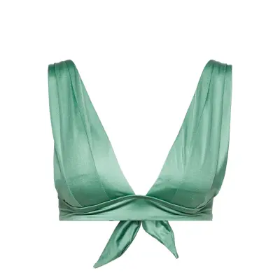 Socal Triangle Swimwear Bikinis Bikini Tops Triangle Bikinitops Grön Hunkemöller