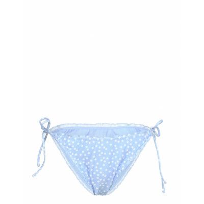 Gina Tricot Soft Flounce Bikini Brief Blå