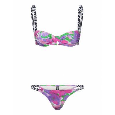 ROTATE Birger Christensen Soft Mixed Bikini - Rotate X Reina Olga Rosa