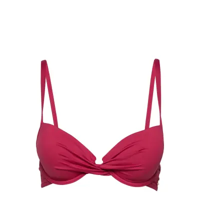 Solid Moulded Top Bikinitop Röd Sunseeker