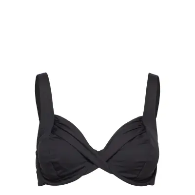Solid Underwire Plus Cup Bikinitop Svart Sunseeker