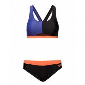 Speedo Hydractive 2 Piece Black/Marine 32 Bikini Multi/mönstrad Speedo