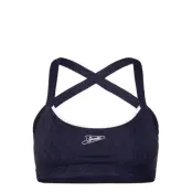 Speedo Texture Crossback Bikini Top - Navy - XS