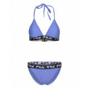 FILA Split Triangle Bikini Blå