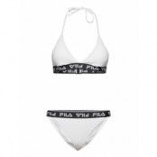 Split Triangle Bikini Sport Bikinis Bikini Sets White FILA