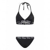 Split Triangle Bikini Sport Bikinis Bikini Sets Svart FILA
