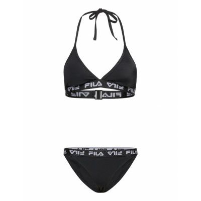 Split Triangle Bikini Sport Bikinis Bikini Sets Svart FILA
