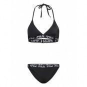 FILA Split Triangle Bikini Svart