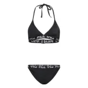 FILA Split Triangle Bikini Svart