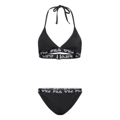 FILA Split Triangle Bikini Svart