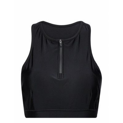 Sport Bikini Top Swimwear Bikinis Bikini Tops Push-up Bikinitops Svart Superdry