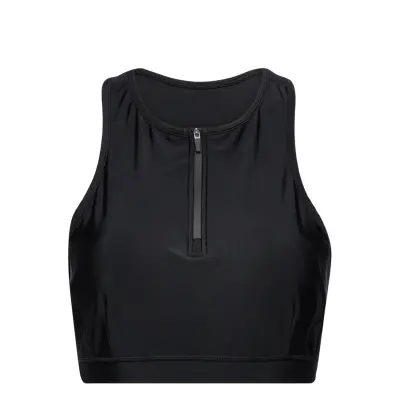 Sport Bikini Top Swimwear Bikinis Bikini Tops Push-up Bikinitops Svart Superdry