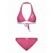 Spw Neckh Bik Sport Bikinis Bikini Sets Pink Adidas Sportswear