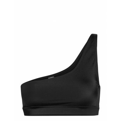 St. Barts Bikini Top Swimwear Bikinis Bikini Tops Bandeau Bikinitops Svart OW Intimates