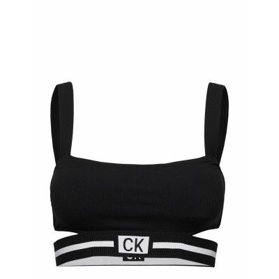 Strap Bandeau-Rp Bikinitop Svart Calvin Klein
