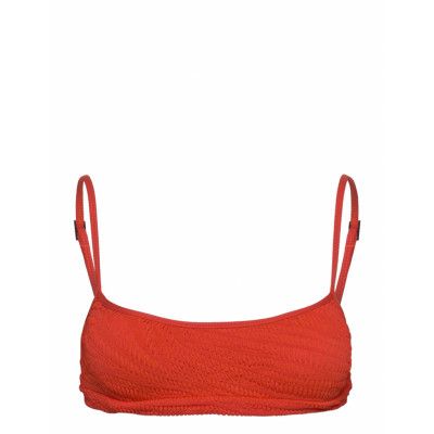 Strap Saint Crop Swimwear Bikinis Bikini Tops Bandeau Bikinitops Coral Bond-Eye