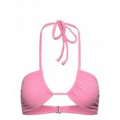 Strappy Bandeau Bikini Top Swimwear Bikinis Bikini Tops Bandeau Bikinitops Pink Understatement Underwear