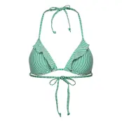 Striba Ailis Bikini Top Swimwear Bikinis Bikini Tops Triangle Bikinitops Grön Becksöndergaard