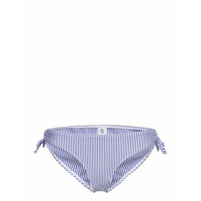Striba Bibi Bikini Briefs *Villkorat Erbjudande Swimwear Bikinis Bikini Bottoms Side-tie Bikinis Blå Becksöndergaard