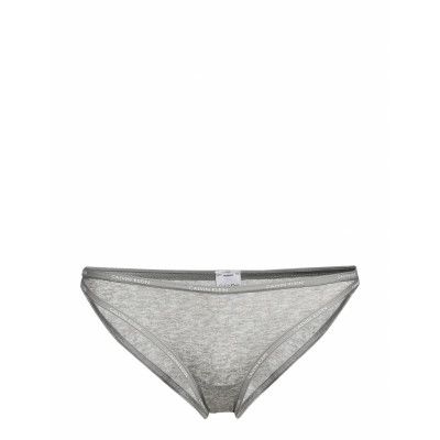 String Bikini Trosa Brief Tanga Silver Calvin Klein