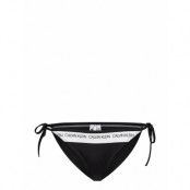 String Side Tie Biki *Villkorat Erbjudande Swimwear Bikinis Bikini Bottoms Side-tie Bikinis Svart Calvin Klein