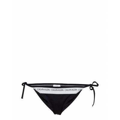 String Side Tie Biki *Villkorat Erbjudande Swimwear Bikinis Bikini Bottoms Side-tie Bikinis Svart Calvin Klein