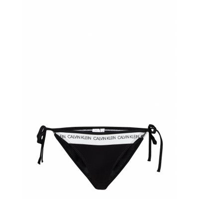 String Side Tie Bikini Bikinitrosa Svart Calvin Klein