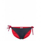 String Side Tie Cheeky Bikini 1 Swimwear Bikinis Bikini Bottoms Side-tie Bikinis Red Tommy Hilfiger