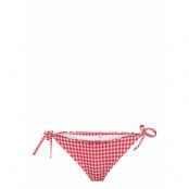 String Side Tie Cheeky Bikini Swimwear Bikinis Bikini Bottoms Side-tie Bikinis Röd Tommy Hilfiger