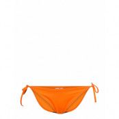String Side Tie Cheeky Bikini Swimwear Bikinis Bikini Bottoms Side-tie Bikinis Orange Calvin Klein