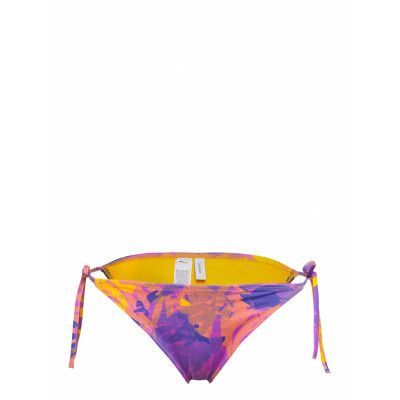 String Side Tie Cheeky-Print Swimwear Bikinis Bikini Bottoms Side-tie Bikinis Multi/patterned Calvin Klein