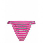 Mango Stripe-Print Bikini Underdelar Rosa