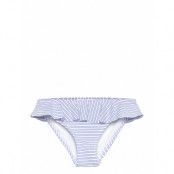 Mango Striped Bikini Bottom Blå