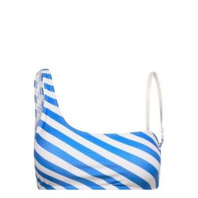 Striped Bounty Bikini Top Swimwear Bikinis Bikini Tops Bandeau Bikinitops Multi/patterned Becksöndergaard