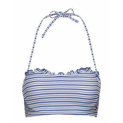 Structured Bandeau Bikinitop Blå Tommy Hilfiger