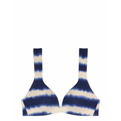 Summer Fizz P 01 Pt Swimwear Bikinis Bikini Tops Wired Bikinitops Blue Triumph