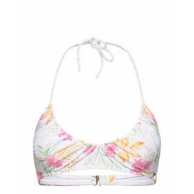 Sun Dance Halter Bralette *Villkorat Erbjudande Swimwear Bikinis Bikini Tops Triangle Bikinitops Vit Rip Curl