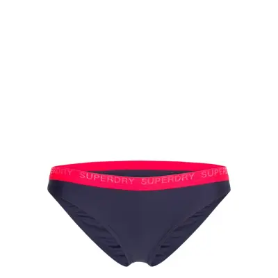 Superdry Sport Elastic Classic Bikini Underdelar Marinblå