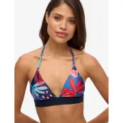 Superdry Sport Logo Triangle Bikini Top - Multi/patterned - 36