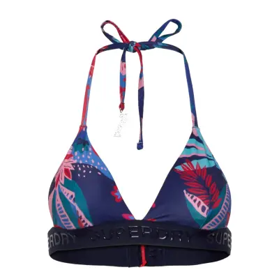 Superdry Sport Logo Triangle Bikini Top Multi/patterned